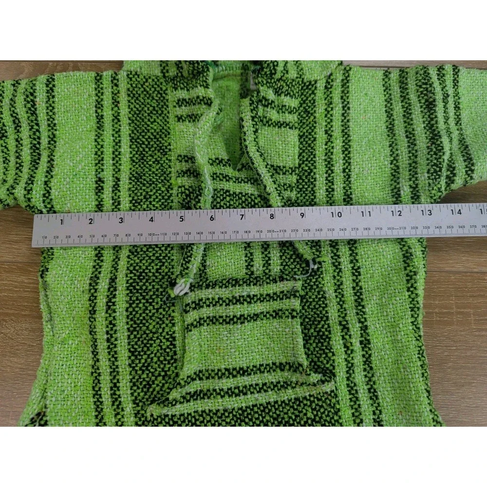Mexican Baja Surfer Hoodie Children Green size 2-3 toddler
